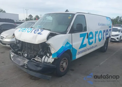 2018 Chevrolet Express 3500 Work Van from USA, damaged, VIN 1GCZGHFG3J1343855